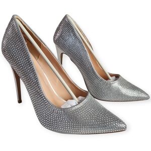 Lauren Lorraine ‘Dori’ Rhinestone Wedding Prom Pointed Toe Stiletto Pumps Sz 10M